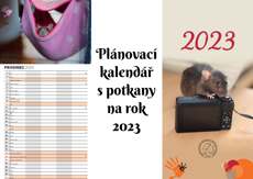 Plánovací rodinný kalendář POTKANI 2023